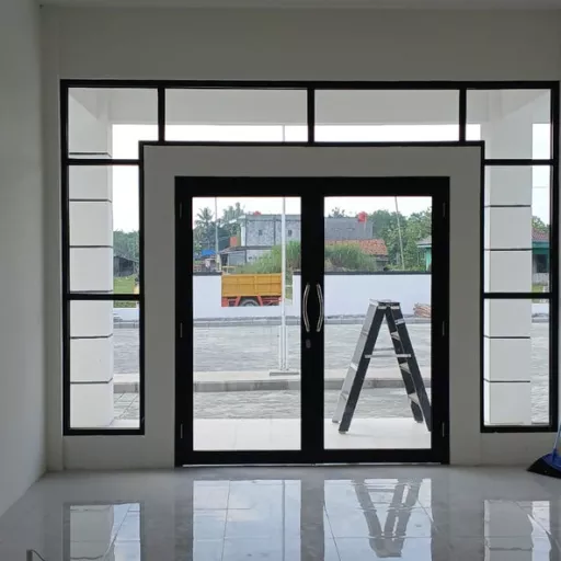 Beranda 6 Pemasangan Jendela Balai Desa