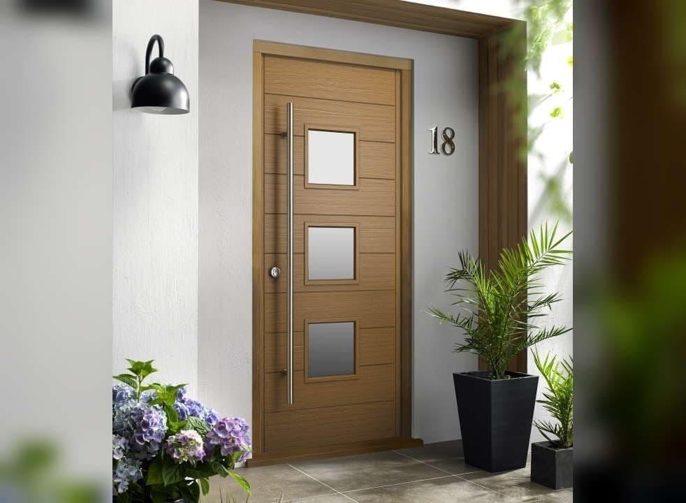 Pintu Aluminium Terdekat Bogor - Pintu Utama UPVC1 2