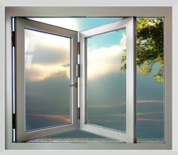 Jendela Aluminium 2 Daun di Jakarta