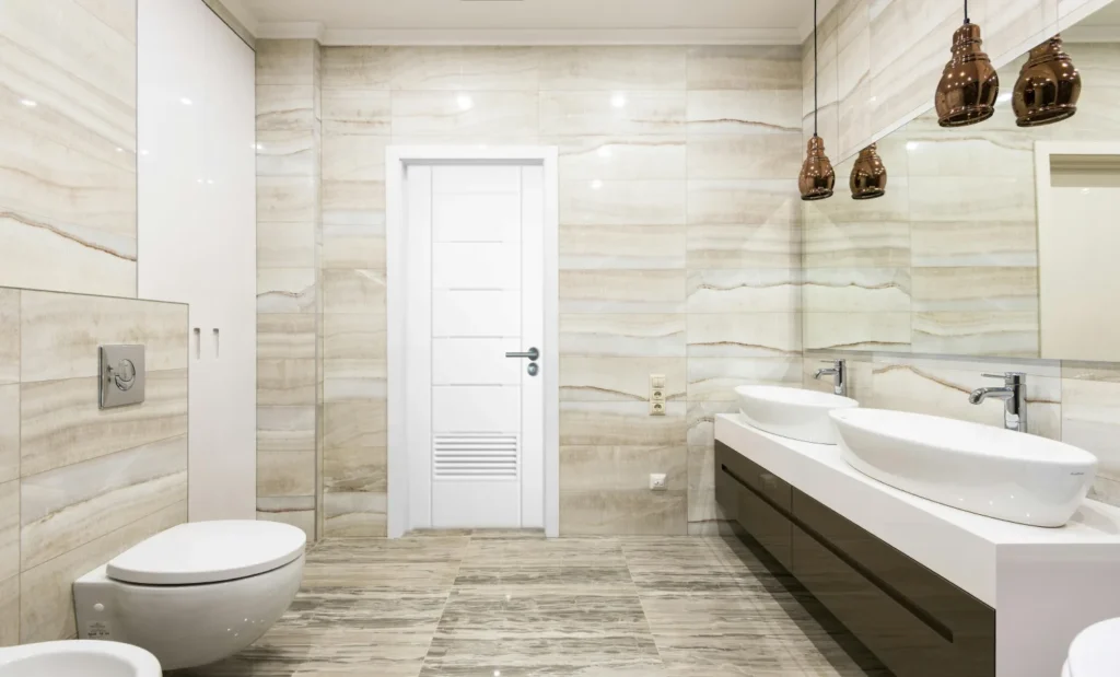 Pintu Kamar Mandi Aluminium di Depok | Modern & Anti Karat 4 Pintu Kamar Mandi Aluminium di Depok