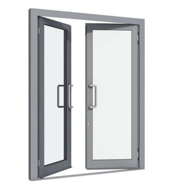 Pintu Aluminium 2 Daun di Depok